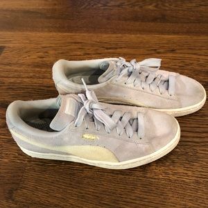 Puma Suede Athletic Sneaker Light Blue 8.5